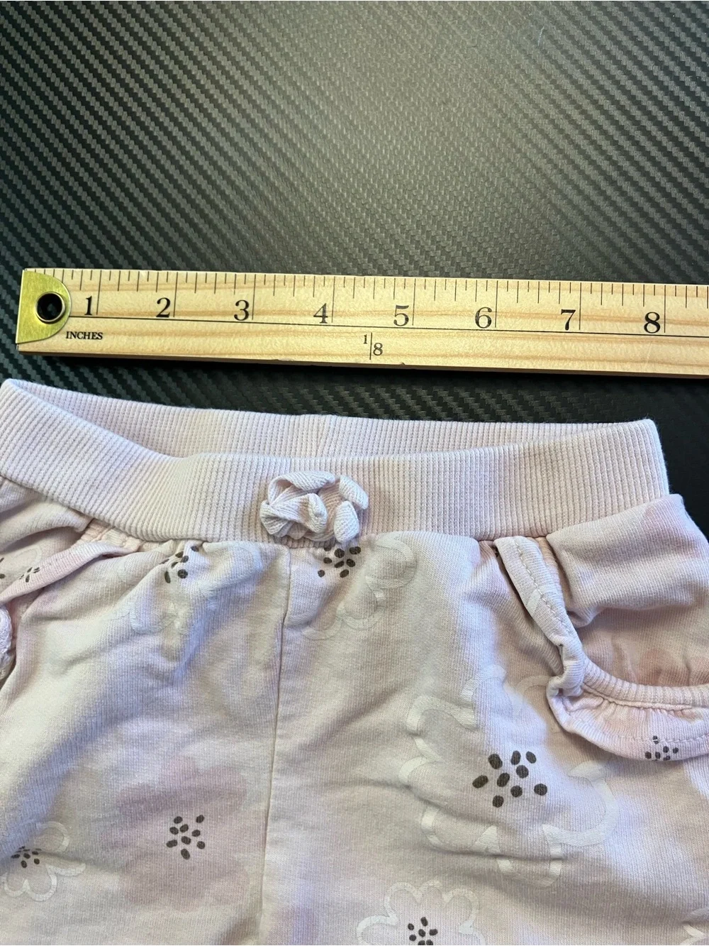 Soft Pink Floral Sweatpants for Kids